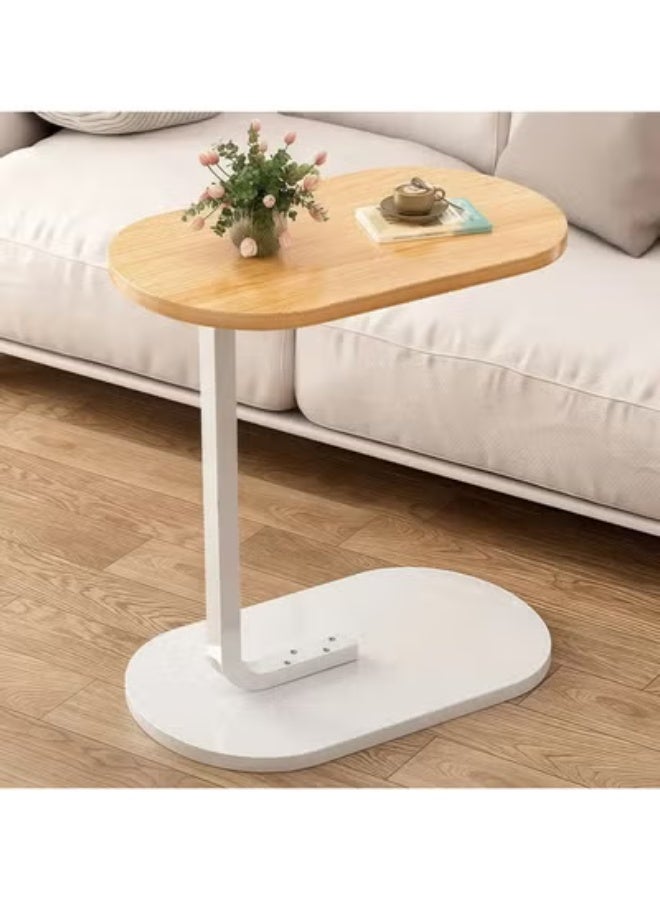 متجر ان زون طاولة جانبية فاخرة على شكل حرف سي || ابيض - Image 2